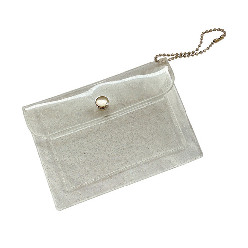 Yilan Creative Transparent Card Bag Simple DIY Storage Bag Mini Portable Coin Purse ins Girl Xingu Card Holder