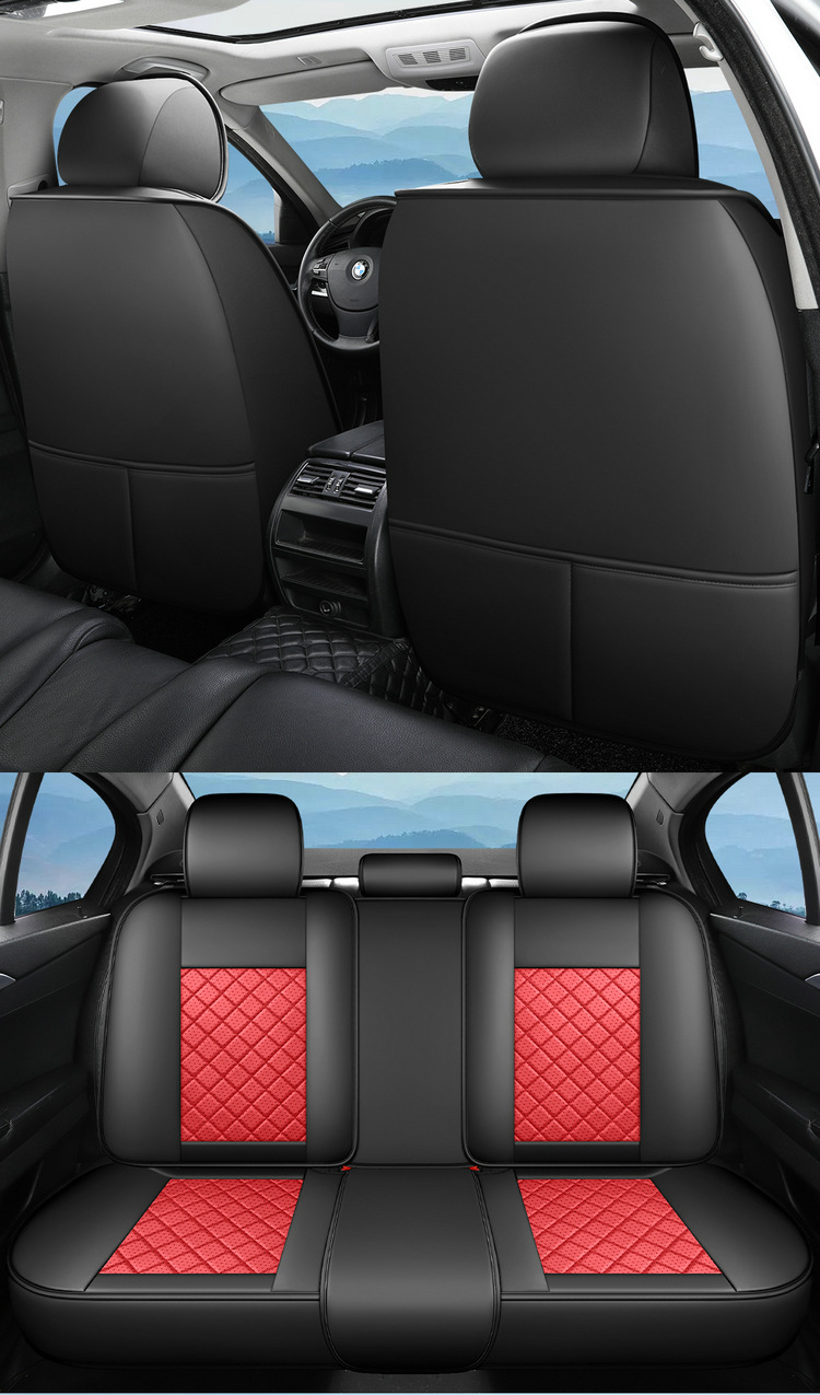 2025 New All-Inclusive Full-Leather Car Seat Cushions for All Seasons, All-Inclusive Seat Covers and Cushions Manufacturers Wholesale