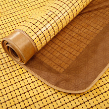 夏季单人麻将凉席.米双人席.米.米竹片席子学生宿舍可折叠