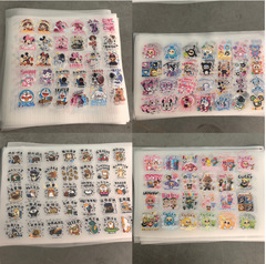 漫画の小さな赤ちゃん服熱転写オフセット熱転写新しいコレクションは切断して装飾できるアイロン熱転写ステッカー白インク