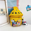 Cartoon summer chest bag for leisure, one-shoulder bag, Korean style