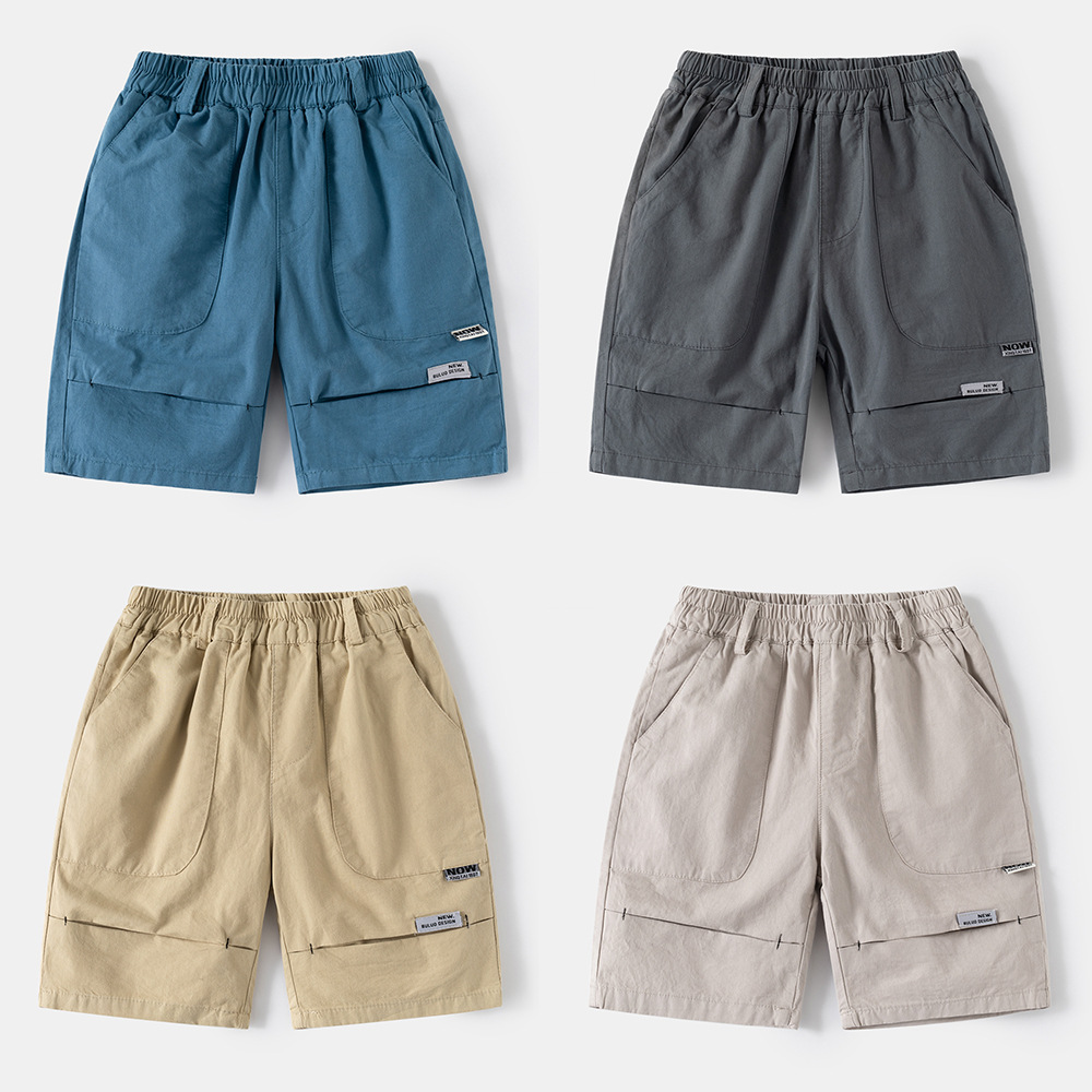 2025年夏季新款男童夏季短裤夏季裤子儿童中裤大童五分裤儿童夏装