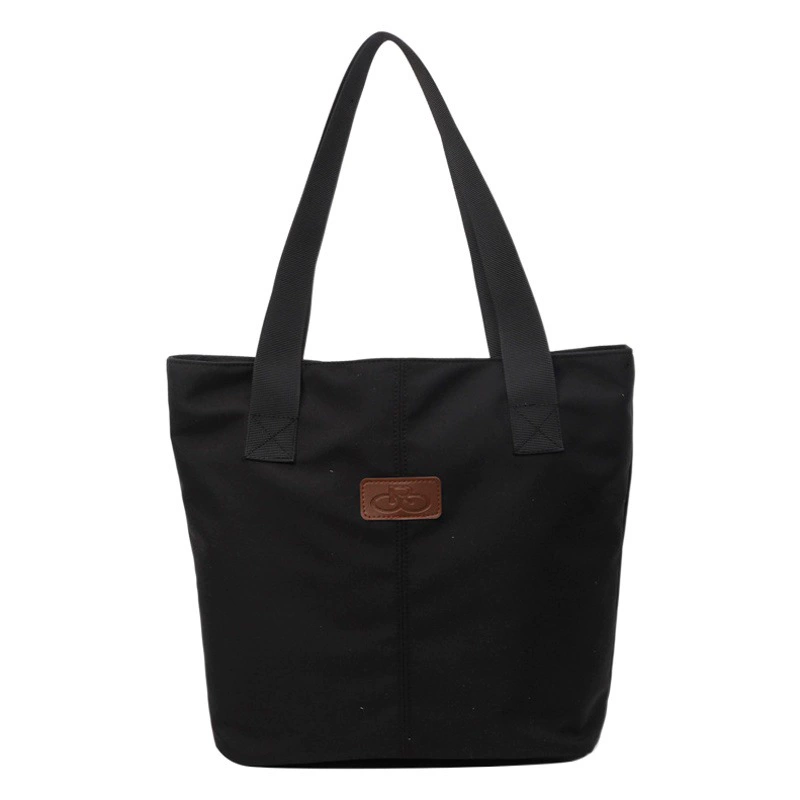 Трансграничная Повседневная сумка из ткани Оксфорд 2024 новая простая большая сумка-тоут большой емкости с текстурированной тиснением