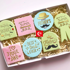 Father's Day Fondant Cookie Mold, 3D Cookie Cutter for Dad's Special Day, Handmade Gift Baking Mold