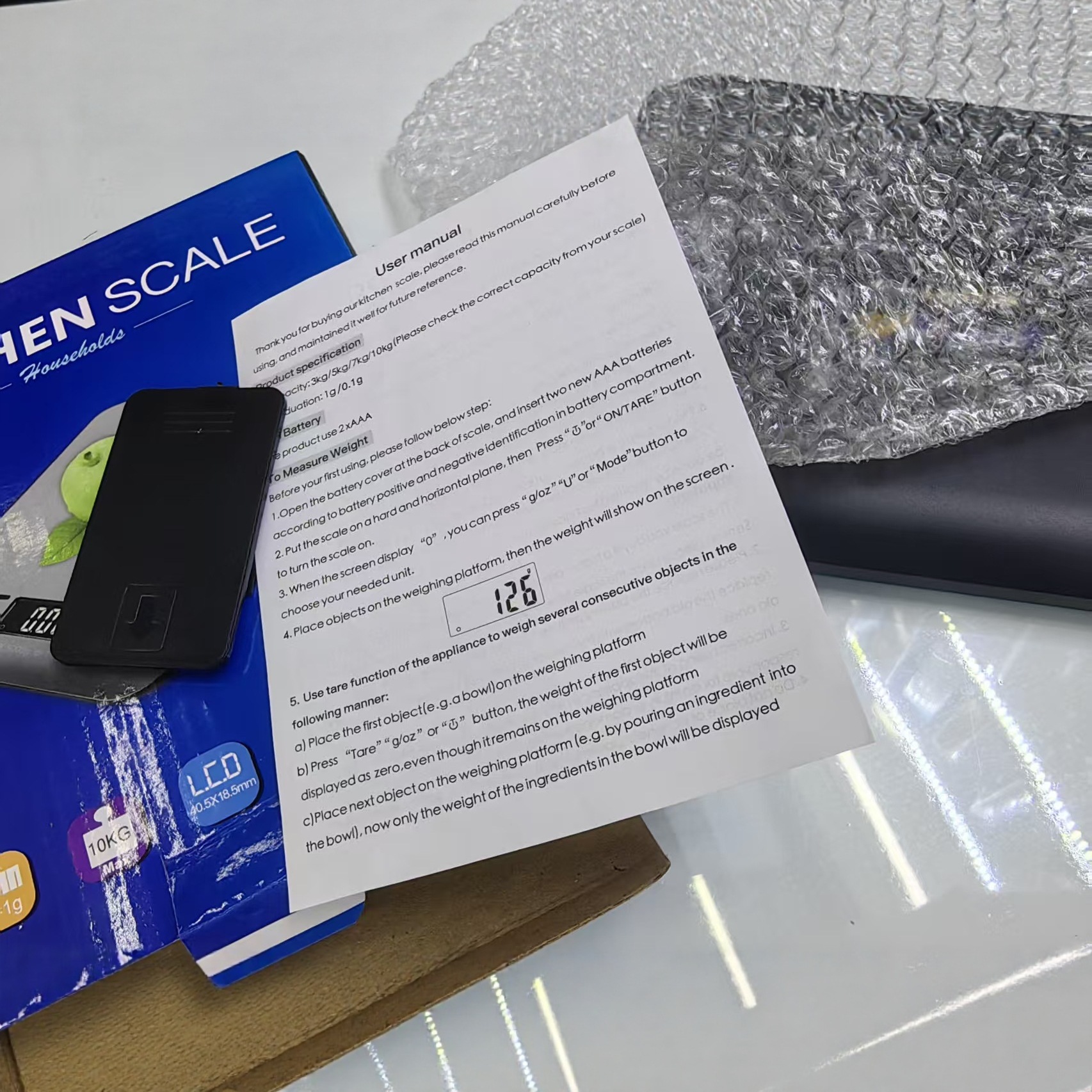 2025 báscula electrónica transfronteriza báscula de cocina 10kg báscula electrónica de acero inoxidable báscula de horneado de alimentos 2012 báscula de cocina