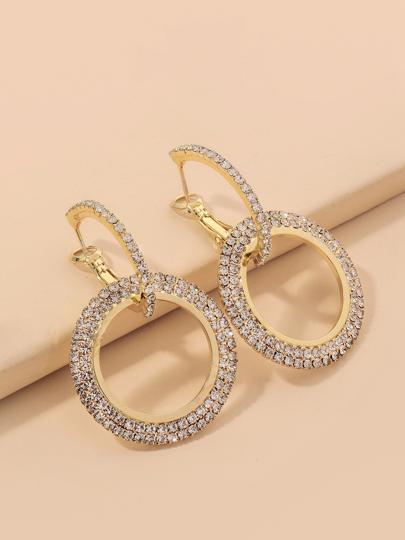 Micro-inlaid Diamond Fashion Earrings display picture 4