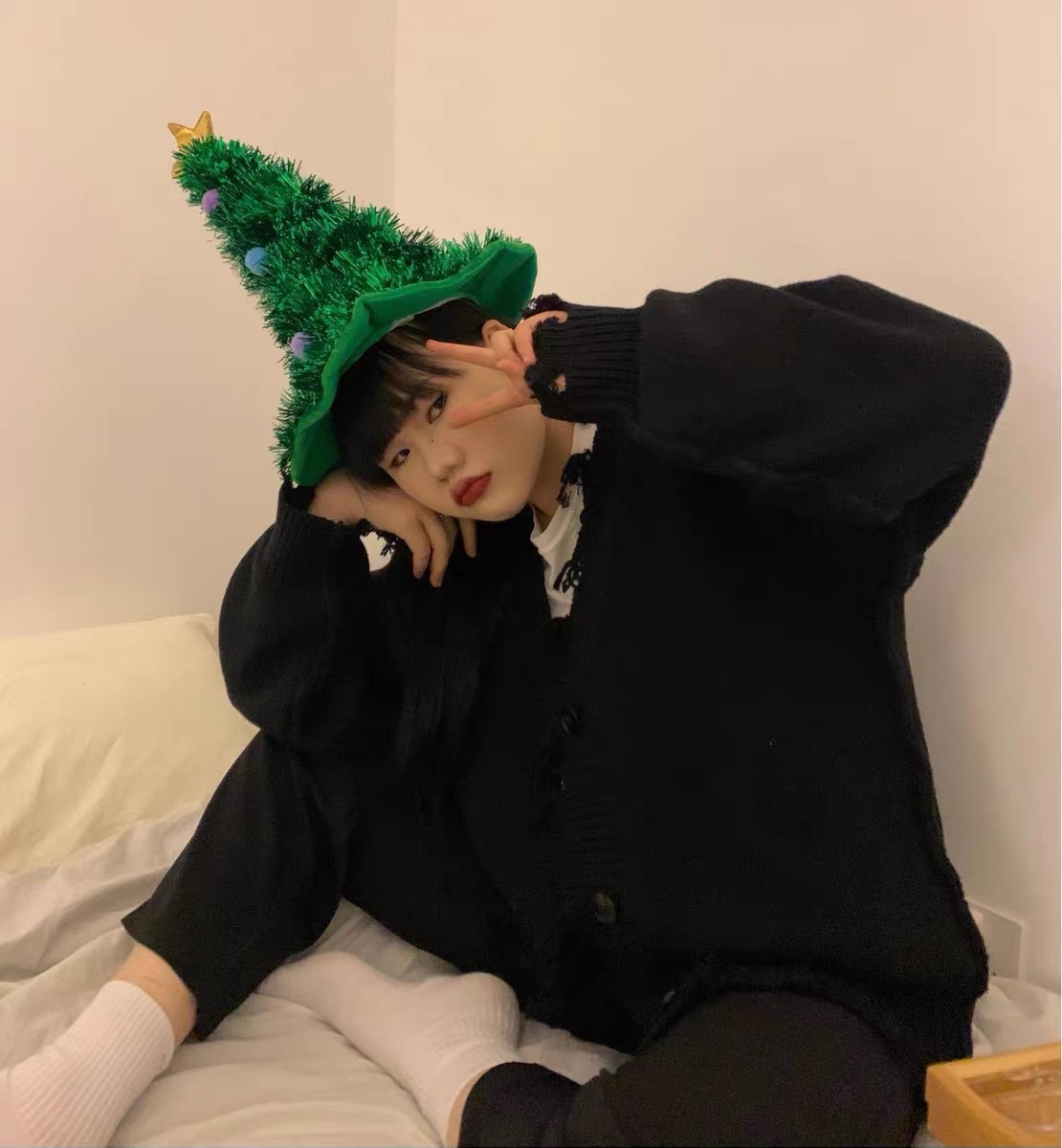 Kerstmuts Kerstman Hoed Kinderen Volwassenen Familie verkleedkleding hoofddeksel sfeergevoel Kerstfeest rekwisieten optreden hoed_voghion.com