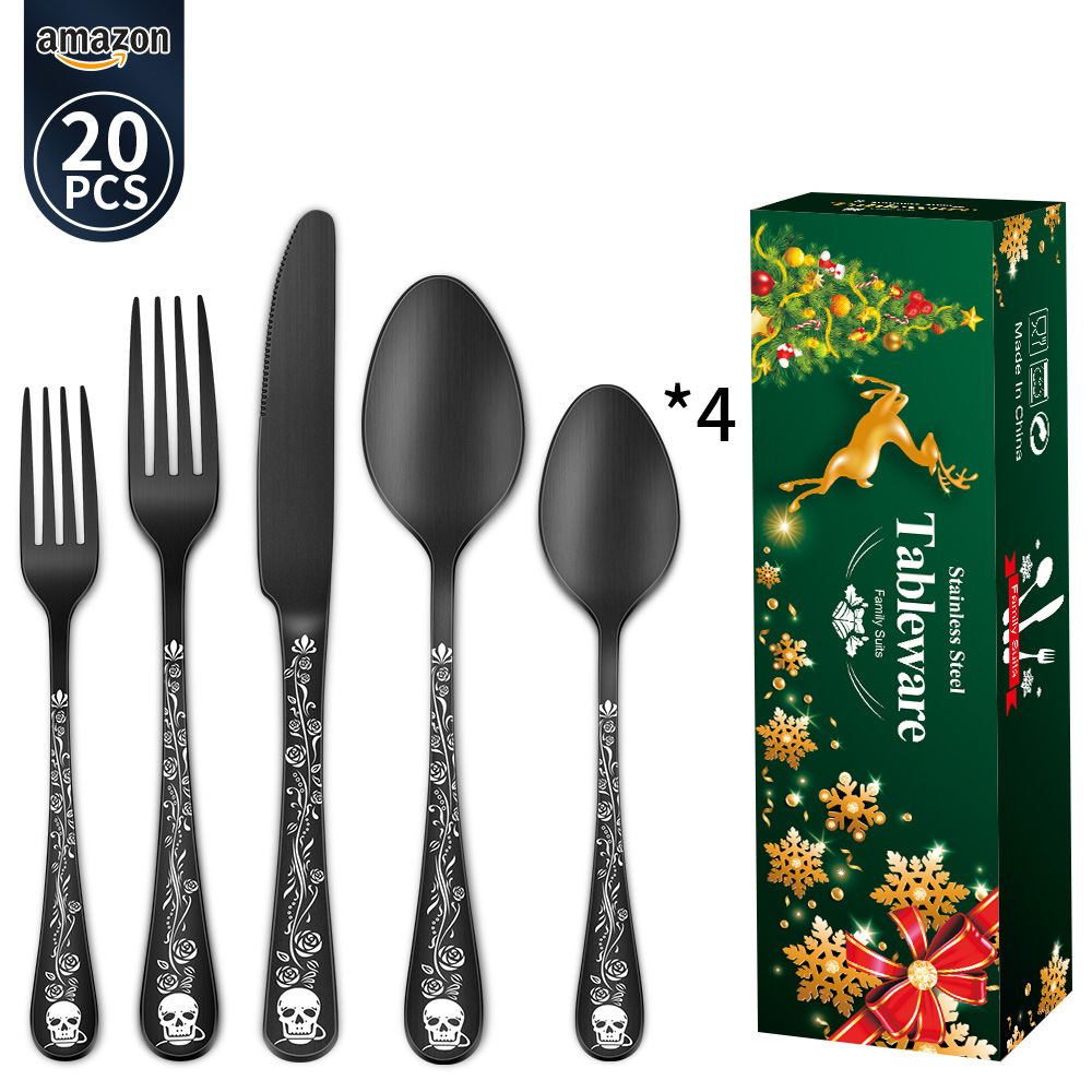 C 스타일 크리스마스 선물 상자 + 1010 블랙 20개 세트