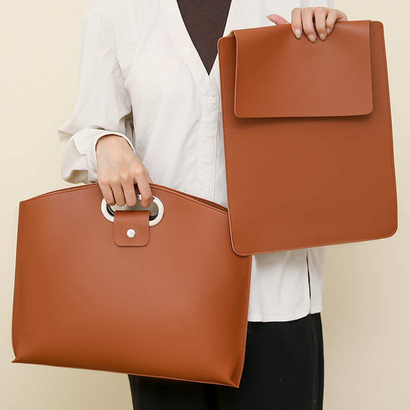 Elegant document storage briefcase, 2026 summer new model, simple and stylish, large-capacity handbag for commuting, cross-border Elegant document storage briefcase, 2026 summer new model, simple and stylish, large-capacity handbag for commuting, cross-border