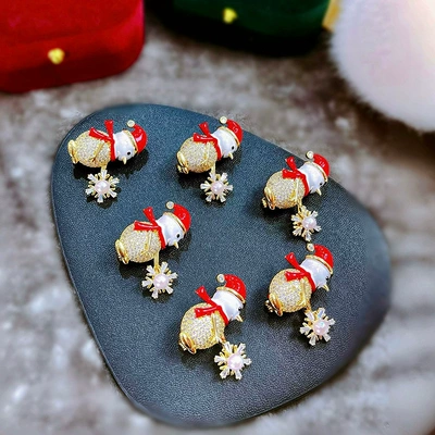 painted craft zircon pin – Yaxa sancaqları
