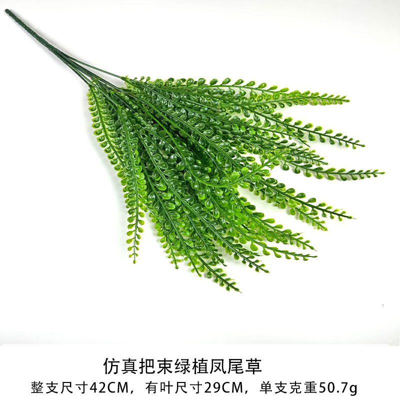 녹색 식물 피닉스의 시뮬레이션 묶음