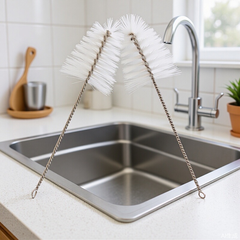 Directly Supplied 304 Stainless Steel Breast Pump Brush, Catheter Brush, Extended Hose Brush, Medela-Specific Catheter Cleaning Brush