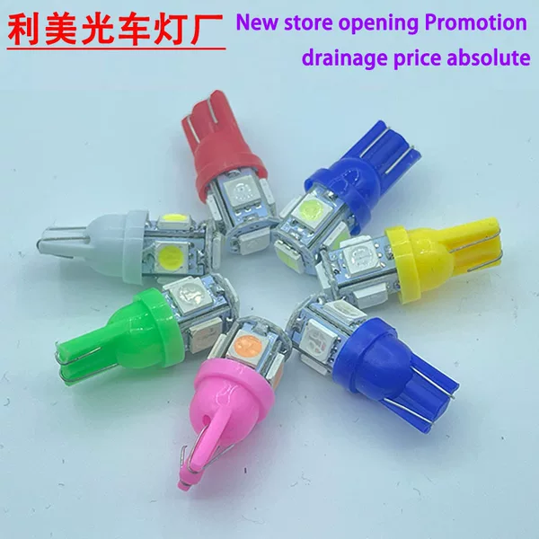 Popular UniVersal t10led Width Light 12V Car Indoor Reading Light 5050 5smd Car Highlight License Plate Light