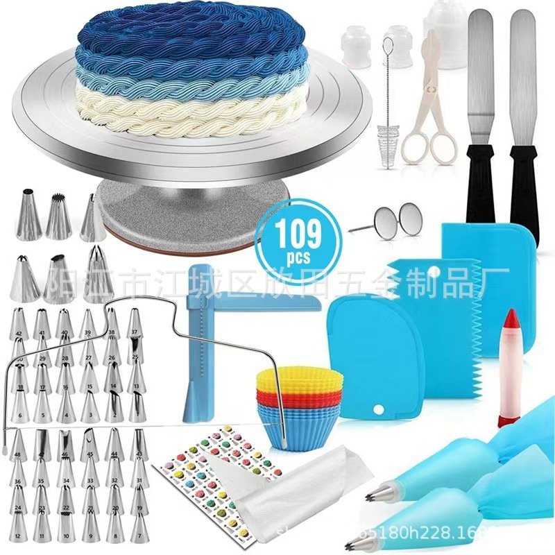 Amazon 51 piezas de aleación de aluminio torreta torreta de acero inoxidable raspador boquilla de enmarcado de crema