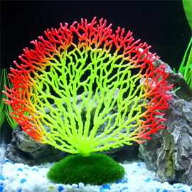 厂家批发仿真珊瑚鱼缸造景装饰用品水族装饰品植物摆件直销水草树
