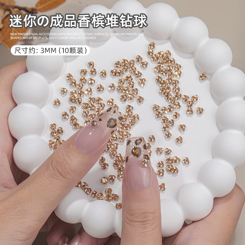 Otoño y invierno de alto nivel de color champán mini taladro taladro