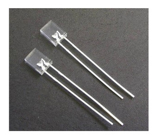 Direct Plug-In Emitting Diode 2*3*4 White Hair Blue Blue High Brightness Short Feet 1 Pack 1K 52 Yuan 1K