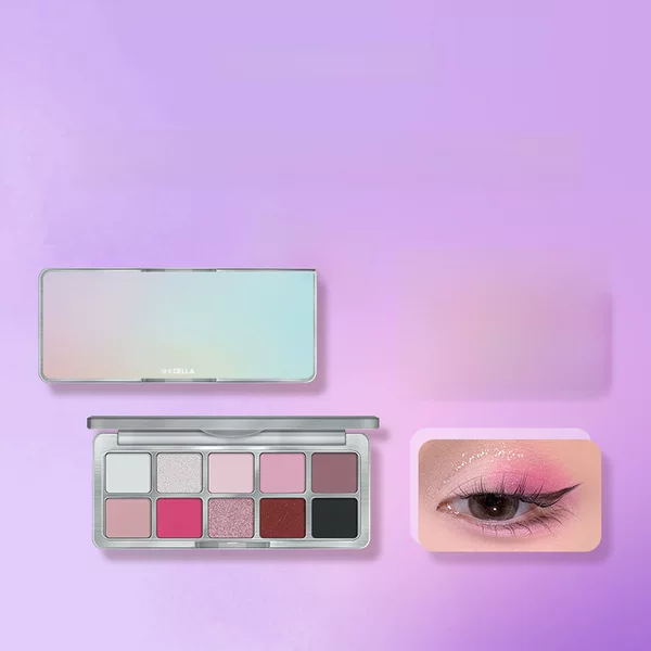 Domestic Cosmetics Brand Shidiya Genuine Ten-Color Eye Shadow Matte Fine Glitter Blue Eye Shadow Palette Yiwu Makeup Wholesale