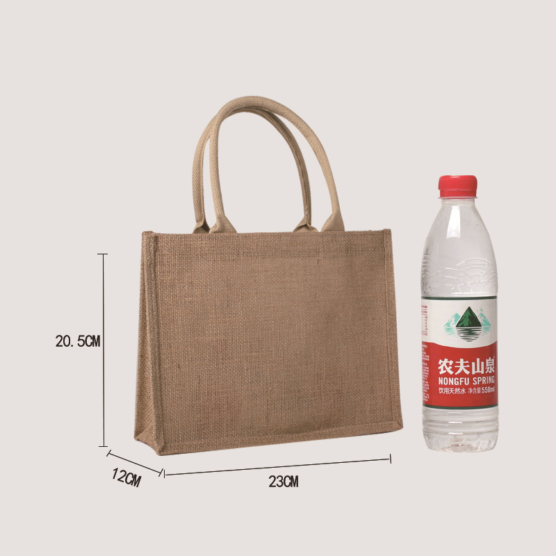 Bolsas de lino personalizadas en el sitio, logotipo impreso sin impresión, bolsas de lino al por mayor, bolsas de compras de regalo de boda