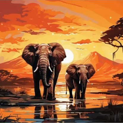 New 5D Diamond Painting Animal Full Drill Round and Square Drills Canvas Wall Art Diamond Sticker Home Source