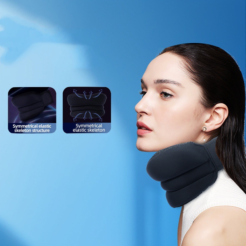 Masajeador cervical de viaje transfronterizo, masajeador de cuello, compresa caliente para apoyar la funda de cuello pequeño del Grupo de cabeza baja