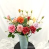 Factory wholesale simulation flower 3 heads of roses single rose wedding decoration artificial flower fake flower simulation bouquet