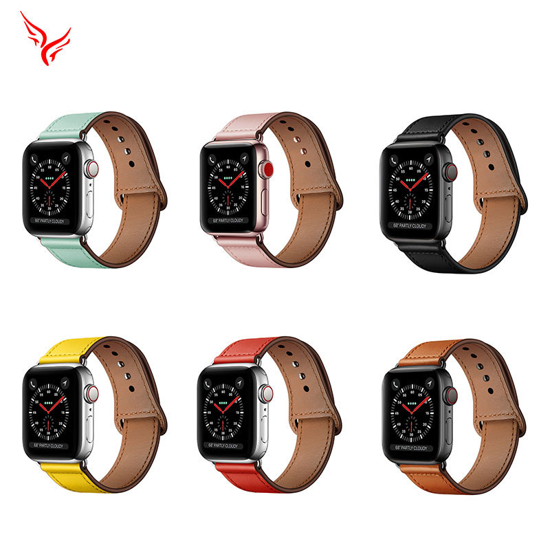 Suitable for apple watch leather crescen...