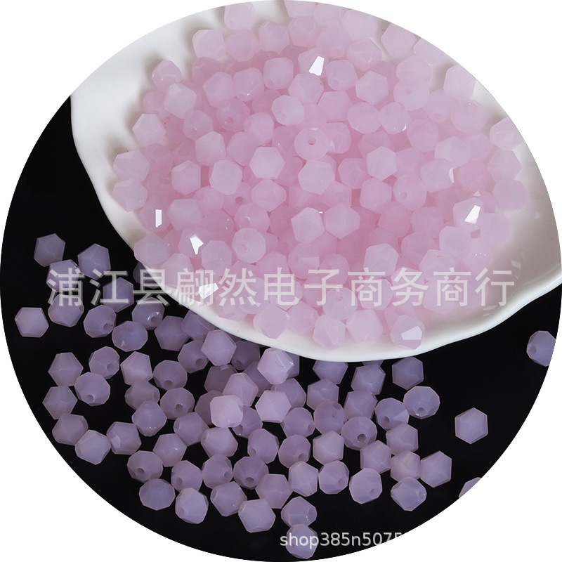 3-8mmAAAA水晶菱形珠精品水晶ガラス珠二頭尖珠DIY珠散珠アクセサリー部品