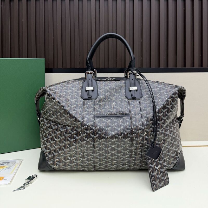 Goyard foreign trade dog-tooth pattern letter Y printed luggage bag, gym bag, large-capacity travel bag, European and American wholesale