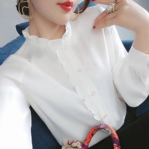 2024 New Spring and Autumn Plus Size Women's Long Sleeve Shirt Women's Korean Style Fashion Loose Blouse Women's Stylish Top