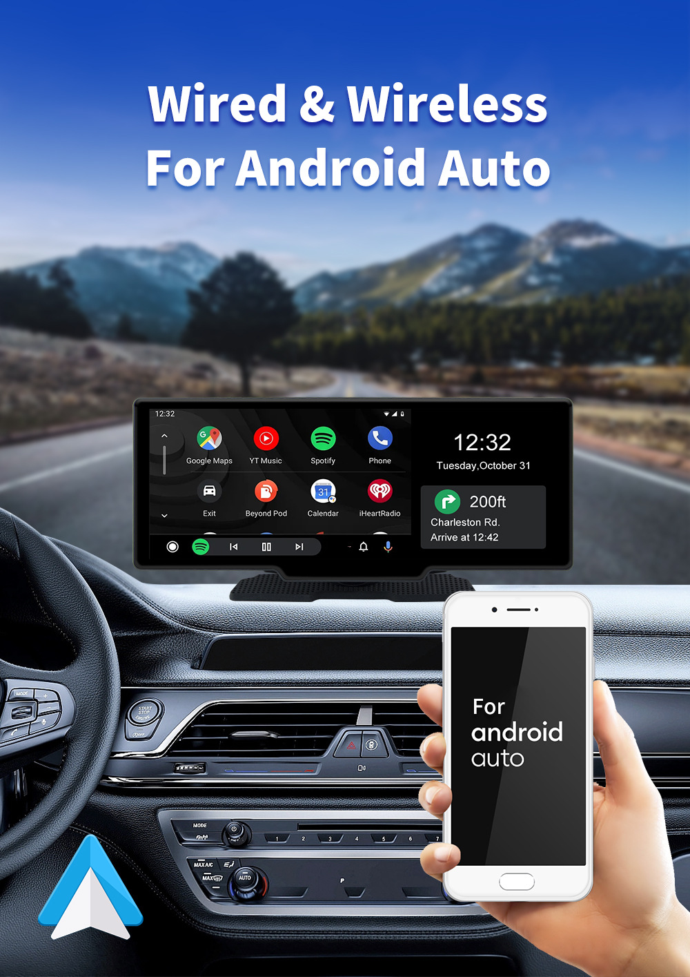 10.26inch Car-Mounted Mp5 Wireless Carplay High-Definition Reversing Camera Bluetooth Radio Ce Certified