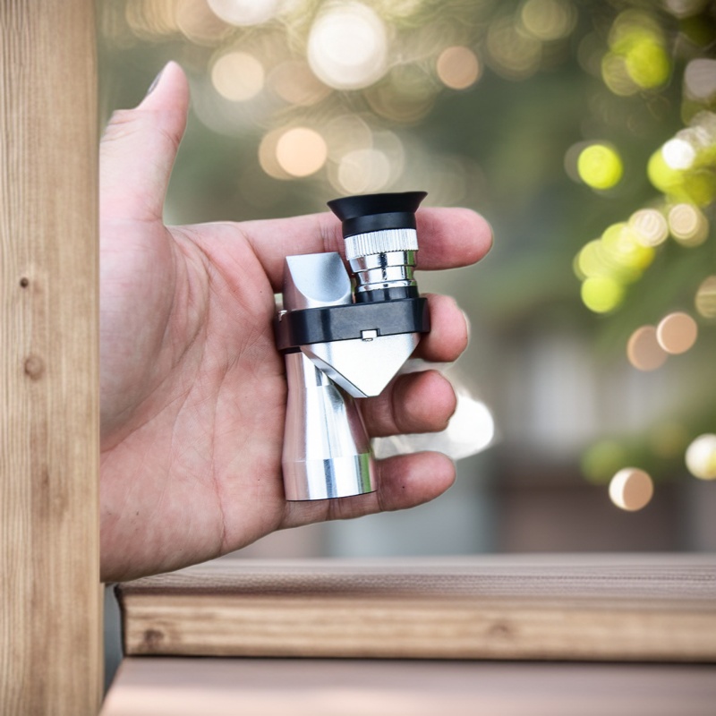 批发8×20小型拐角单筒望远镜儿童户外便携钓鱼观察金属望远镜