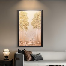 3D立体浮雕装饰画沙发侧客厅走廊轻奢挂画