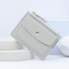Universal card holder, brand polyurethane wallet with zipper, 2023