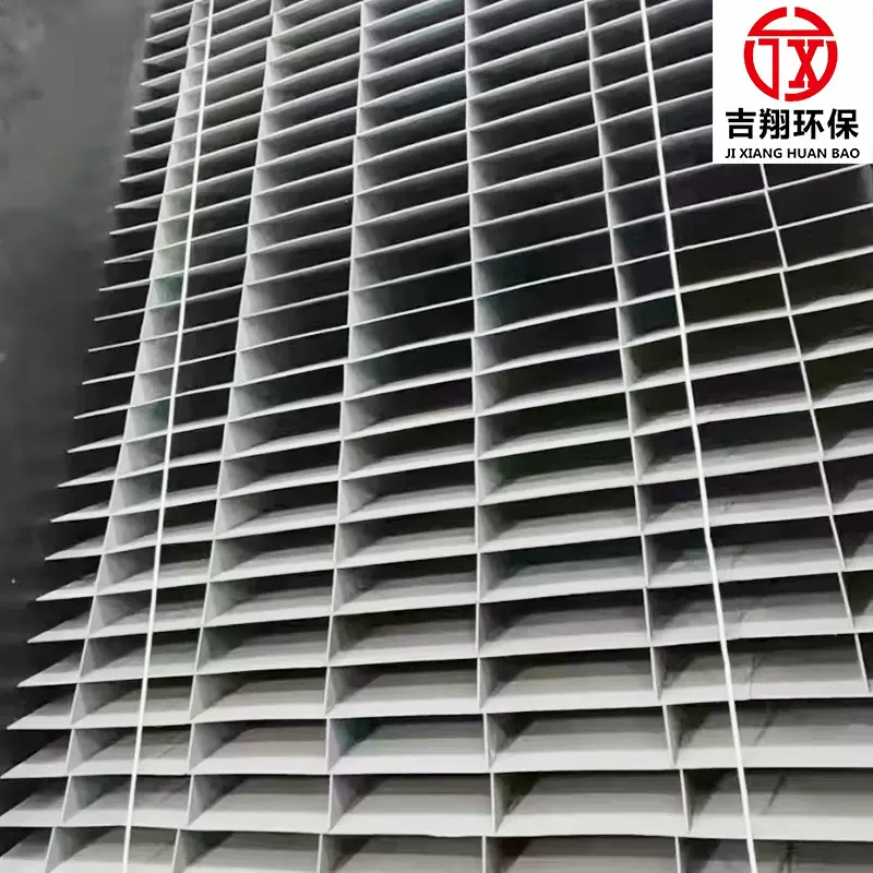 PVC斜板填料高强度沉淀池PVC斜板填料煤泥废水沉淀池斜板填料厂家