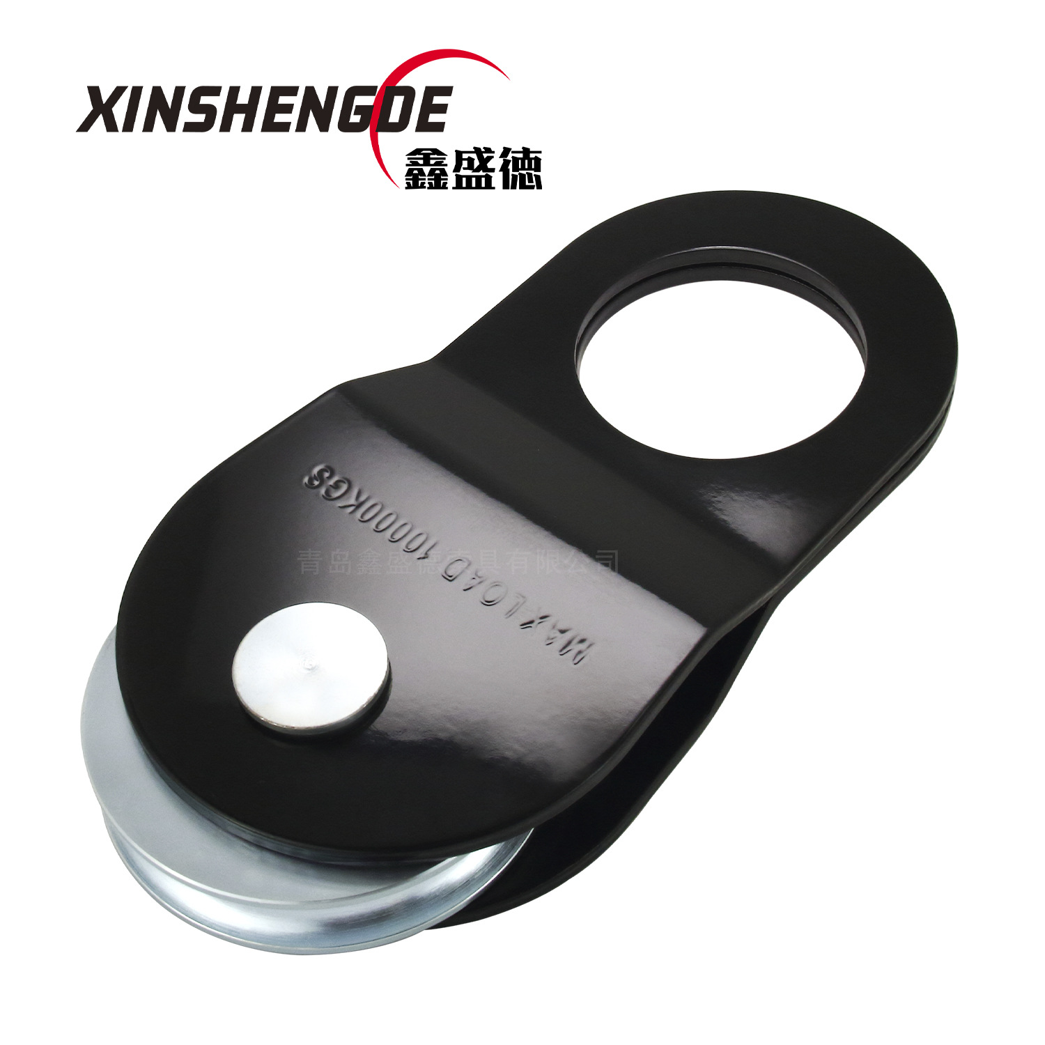 起重滑轮 拖车救援滑轮夹板滑轮 动滑轮 8吨 10吨 越野配件