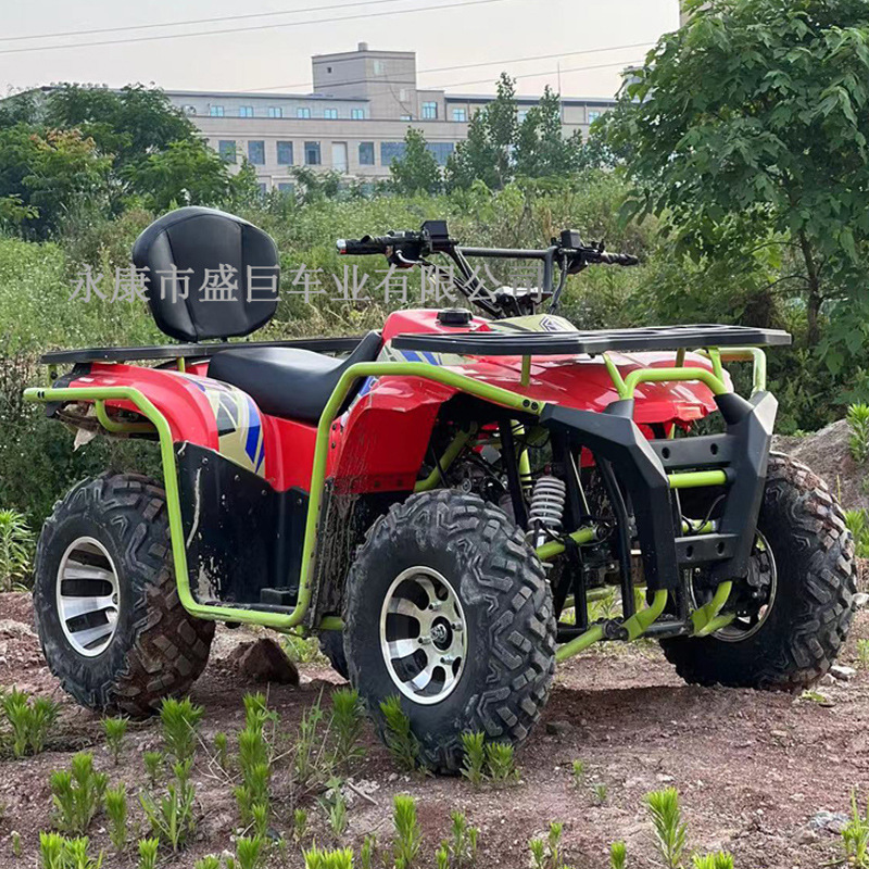 Four-Wheel Mountain Off-Road Motorcycle 200Cc Beach Car Atv 200Cc Entertainment Project Scenic Spot Can Be Changed to Electric