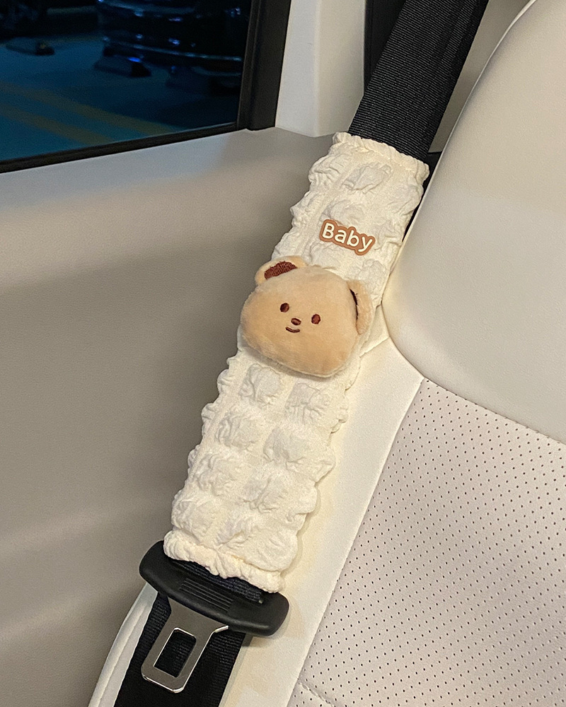Funda Protectora para Cinturón de Seguridad de Poliéster Suave para Coche