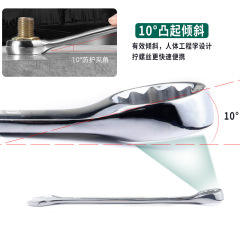 Tongli open torx double-head wrench dual-purpose wrench auto repair tools wholesale set full set of eight pieces and ten pieces