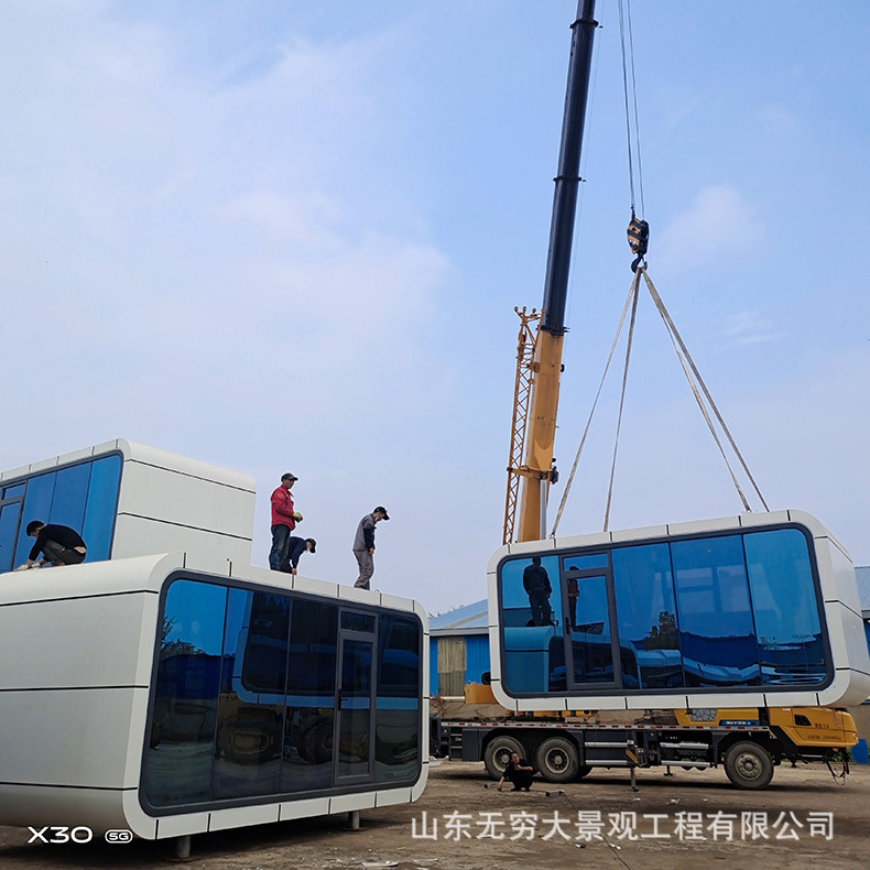 Celebridad en línea reloj interactivo B & B cabina creativa B & B Metal Tecnología sentido espacio cápsula producción diseño instalación