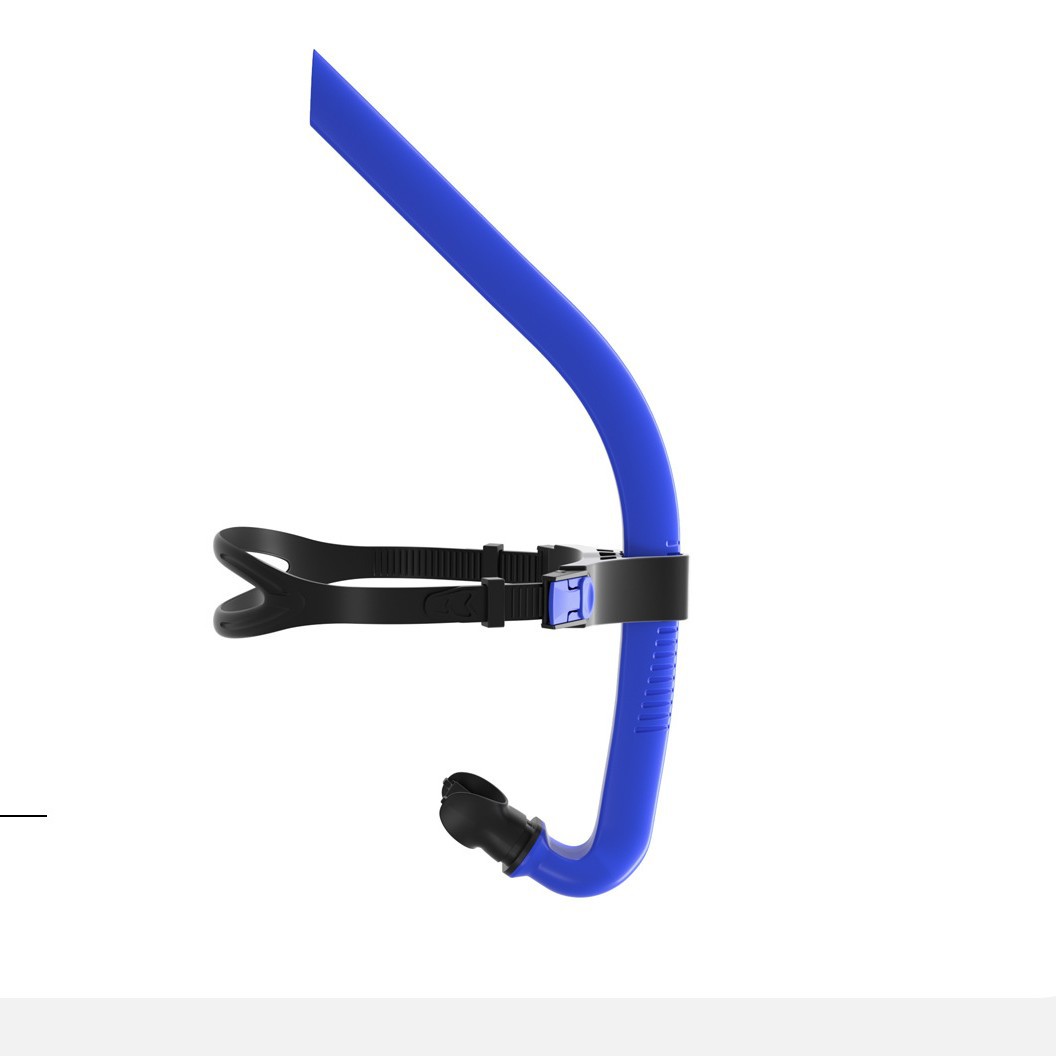 Cross-Border Front Snorkel Swimming Training Snorkel Adjustable Silicone Freestyle Snorkel for Adults and Children