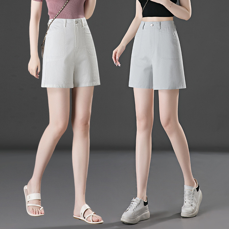 Tencel Denim Shorts Women's 2025 Summer New Loose Slimming Look Middle-Aged Mother's Pants Wide-Leg High-Waisted Jeans