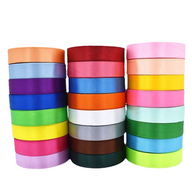 2cm cinta regalo embalaje cinta de poliéster pastel de boda decoración vendaje accesorios para el cabello banda para el cabello