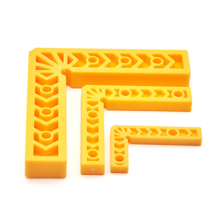 Soporte de ángulo recto Placa de roca Piedra localizador de ángulo recto de 90 grados Regla de ángulo recto de tipo L herramienta de empalme de carpintería clip de fijación