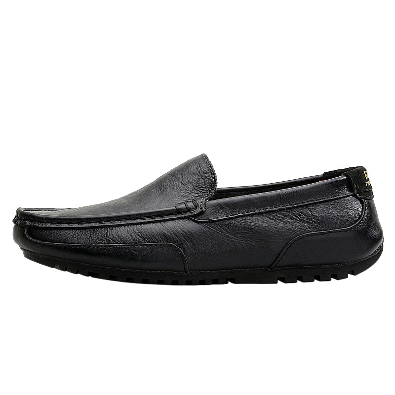 Black fashionable keep warm casual footwear all-season English style