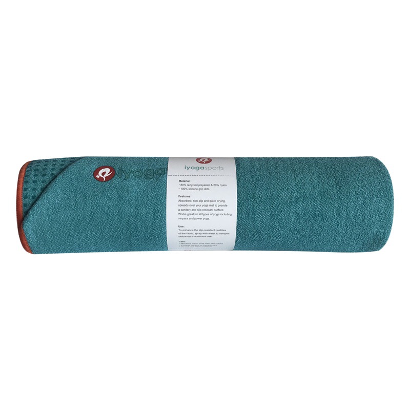 Odorless silicone non-slip sweat-absorbent yoga towel skidless yoga towel one-piece delivery opening gift