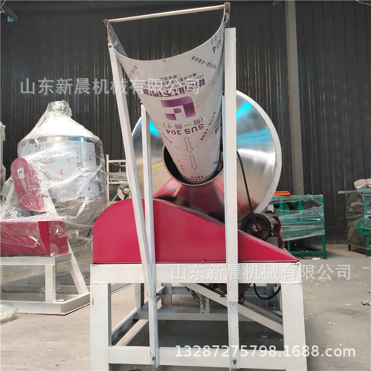 鱿鱼丝调味搅拌机 不锈钢滚筒拌料机八宝粥原料搅拌机