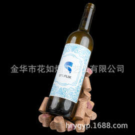 跨境红酒塞堆叠造型酒架 复古酒具风桌面收纳架工艺品工厂现货