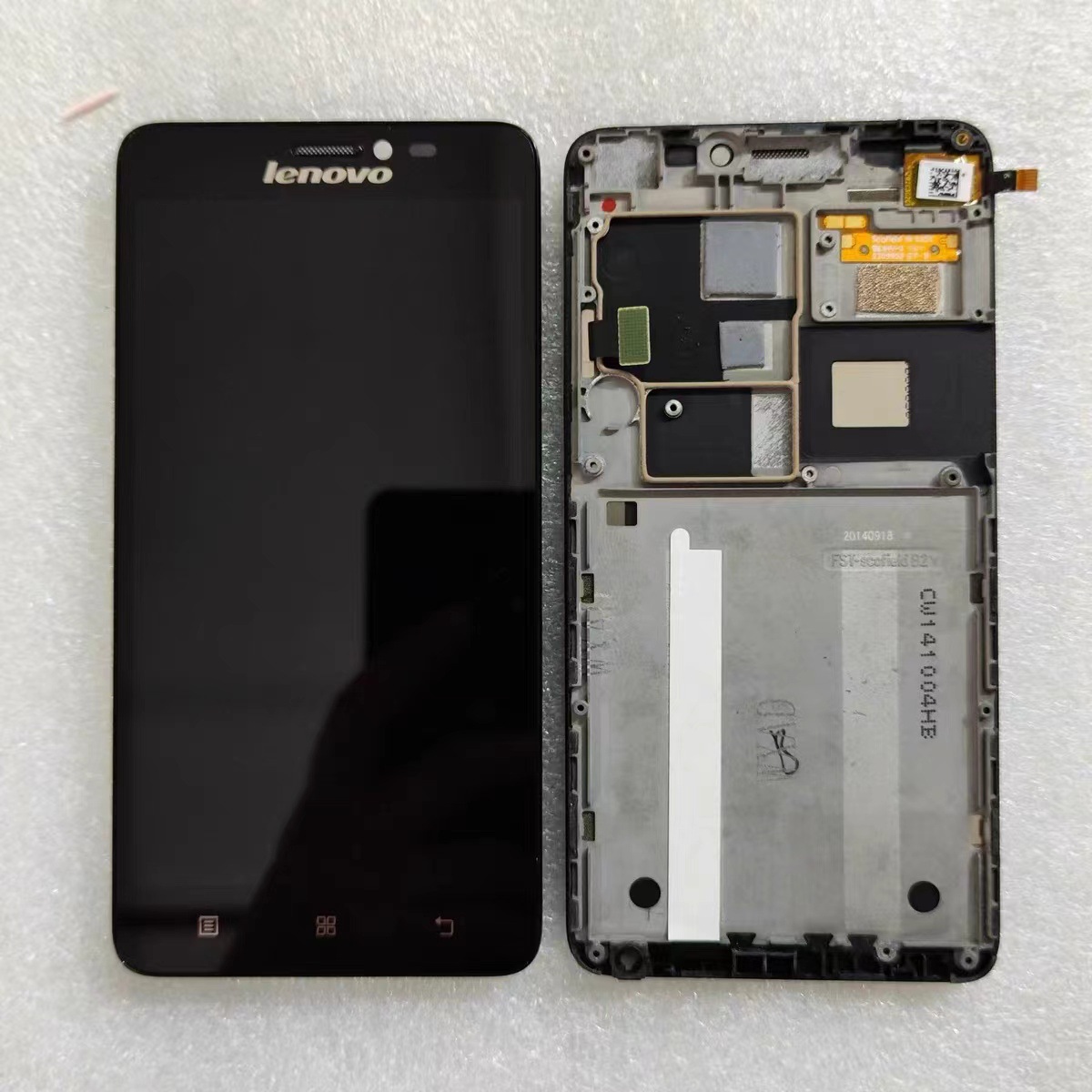 Aplicable a Lenovo S850 Pantalla de pantalla Lenovo S580 con pantalla táctil LCD enmarcada