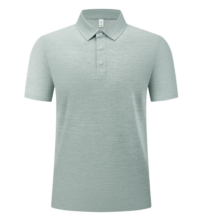 Camisas de polo de manga corta personalizadas logotipo impreso color waffle sensación de frío camiseta de alta gama ropa de trabajo de verano